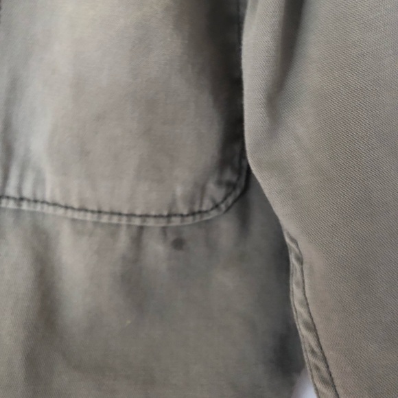 Olive Green Button Down Jacket - Picture 4 of 6